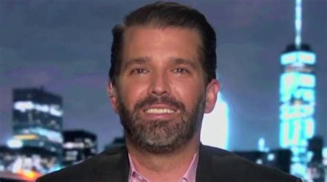 trump jr bashes dems over claim riots are president s fault joe biden voters are burning down