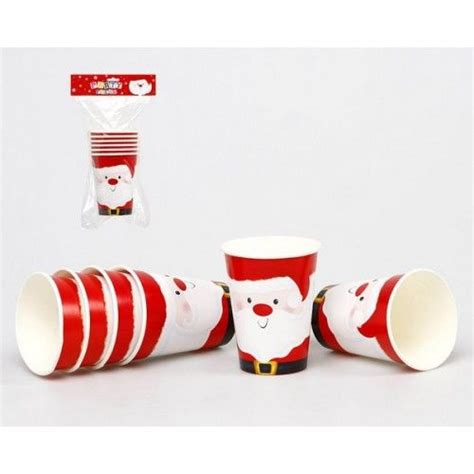 Christmas Party Cups 6cm PK 6  Party Supplies from Novelties Direct