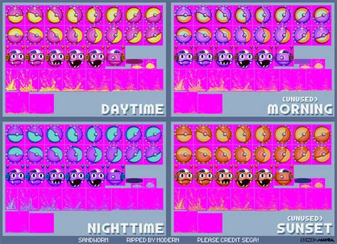 The Spriters Resource Full Sheet View Sonic Mania Sandworm