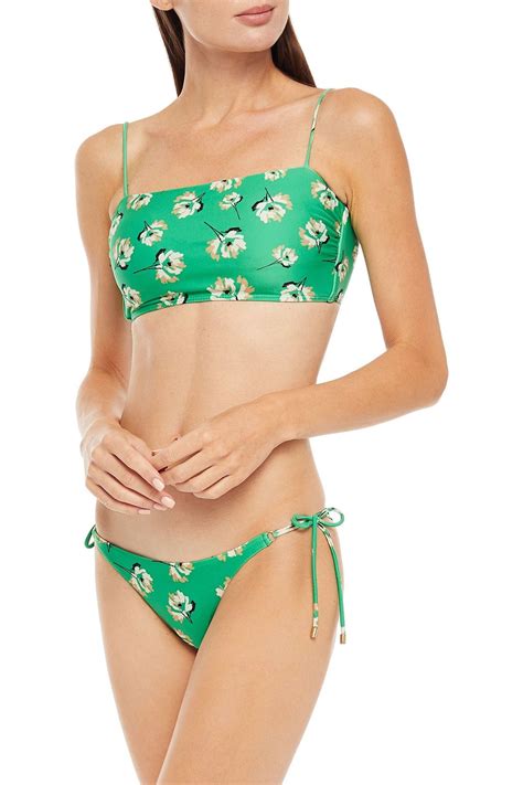 VIX PAULA HERMANNY Floral Print Low Rise Bikini Briefs Sale Up To 70