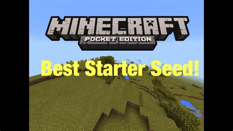 Minecraft Pe Best Starter Seed Seed Showcase Youtube