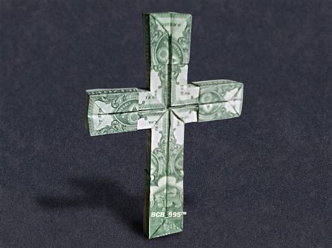 9simple Origami Cross Dollar Bill Selkietwins