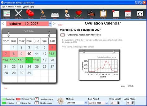 Free Ovulation Calendar Catalogspecification