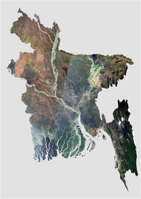 Maps Of Bangladesh 2016 Satellite Image View Of Bangladesh As Seen