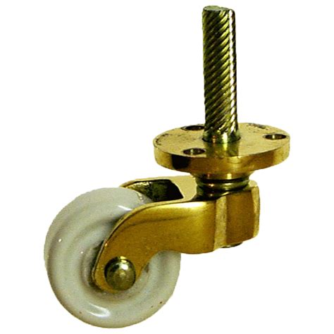 Hot promotions in brass chair casters on aliexpress: Brass Furniture Caster with Porcelain Wheel