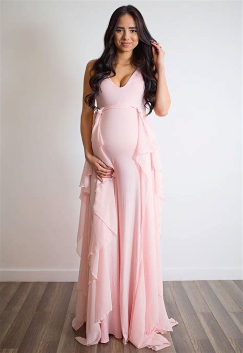 Cute Maternity Gown Cute Maternity Dresses Pink Maternity Dress Maternity Gowns