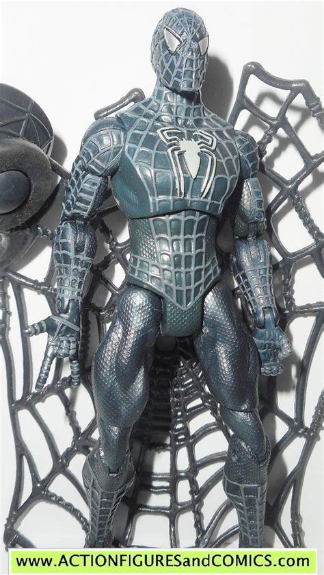 Spider Man 3 Spiderman Black Suit Super Posable Articulation 2006
