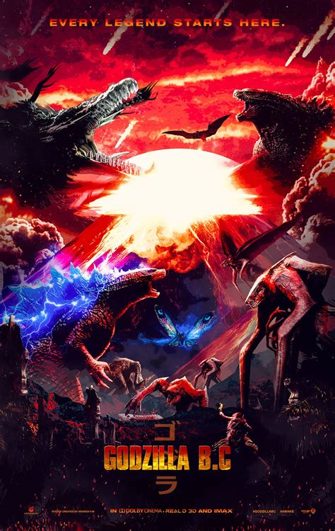 Download movie godzilla vs kong (2021) in hd torrent. GODZILLA B.C Poster HD By Andrew VM (Fan Made)