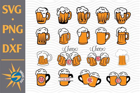 Beer Bottle Beer Mugs Svg Png Dxf Files By Bmdesign Thehungryjpeg The Best Porn Website