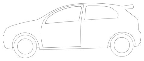 Car Side Outline Clipart Best