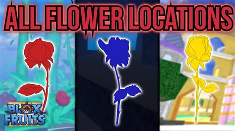All Flower Locations For Race V In Blox Fruits Youtube