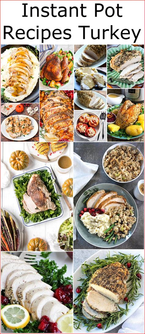 It's super healthy and loaded with lean turkey and tons of vegetables, but it's also hearty enough to keep you full and satisfied. Instant Pot Recipes Turkey | Cooking recipes, Food recipes ...