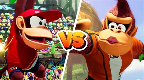 Mario Strikers Battle League Diddy Kong Vs Donkey Kong New Update Team Small Vs Team Big