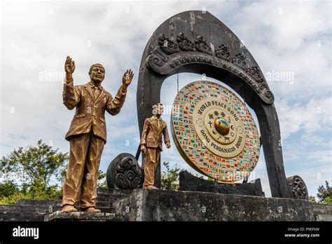 World Peace Gong In Desa Budayal Kertalangu Bali Indonesia Stock