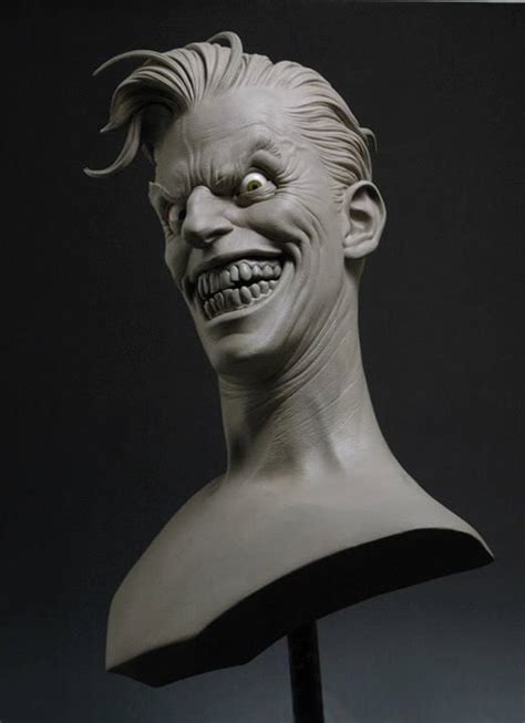Andy Bergholtz Sculpture 11 Joker Bust For Sideshow Collectibles