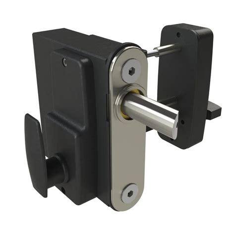 A Surface Fixed Digital Gate Lock With A Long Throw Perfect For Use On