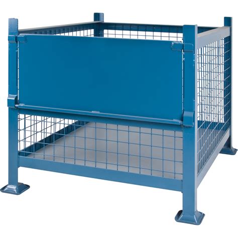 kleton bulk stacking containers 34 5 w x 40 5 d x 30 h 3000 lbs capacity cf450 shop wire