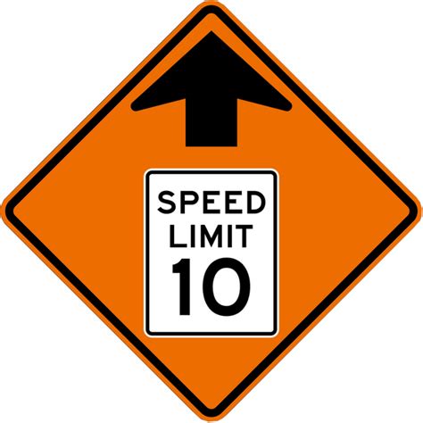 Speed Limit Ahead Roll Up Traffic Safety Sign From Trans Supply Com