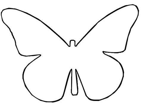 Butterfly Templates Free Print Clipart Best
