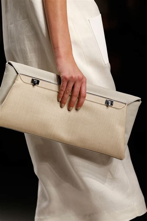 Daks At London Fashion Week Spring 2013 White Clutch Bags Daks Essential Bag