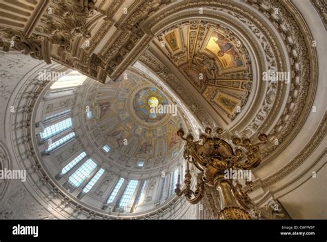 Dome Of The Berlin Cathedral Germany Stock Photo Alamy