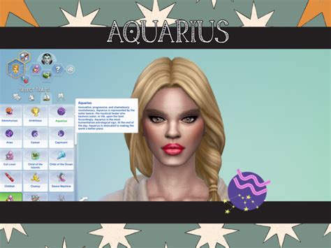 Zodiac Signs By Digit Part At Mod The Sims 4 Sims 4 Updates
