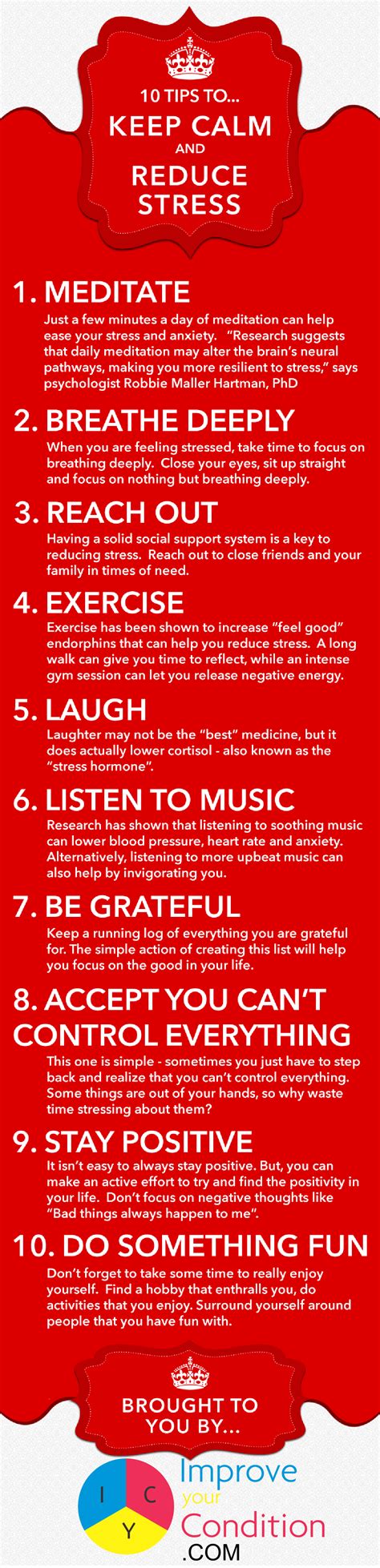 10 Stress Relief Tips For Caregivers Infographic Dailycaring