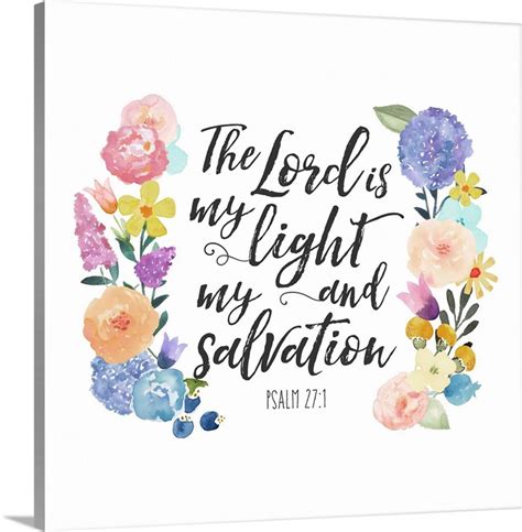 Floral Bible Verse Ii Wall Art Canvas Prints Framed Prints Wall