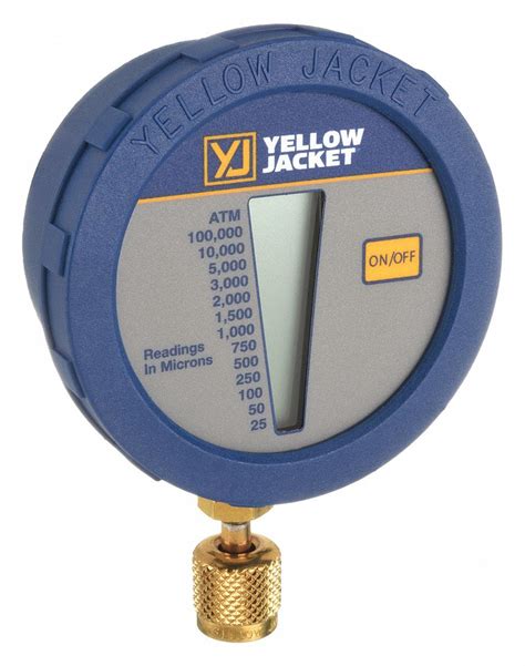 Yellow Jacket Vacuum Gauge Lcd Display Measuring Range 25 To 100000