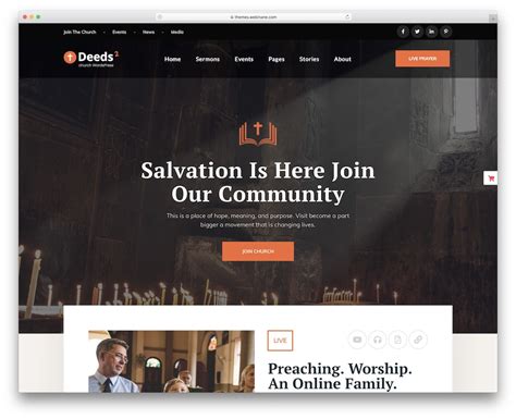 Best Church Website Templates Techmagical