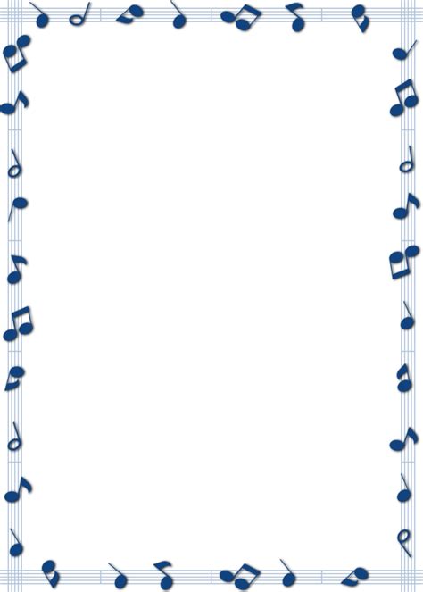 Music Note Border Png Png Image Collection