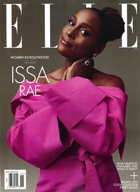 Elle Mag November 2022 Issa Rae Cover Women In Hollywood
