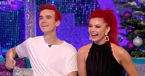 Strictly Come Dancings Joe Sugg Expertly Dodges Dianne Buswell Kiss