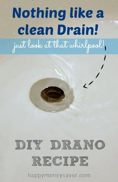 Shower drain clogs happens sometimes. DIY Homemade Drano Recipe | Cleaning hacks, Diy drano, Diy ...