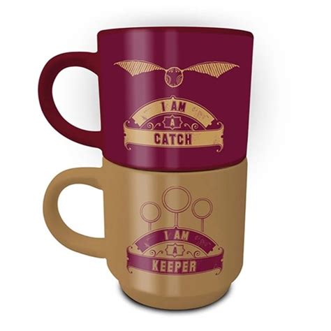 Stackable Quidditch Mug Set Quizzic Alley Magical Store Selling