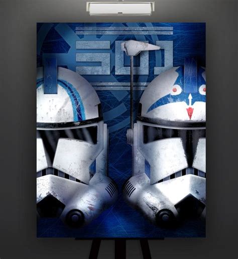 Star Wars 501st Inspired Echo And Fives 11x14 Standard Print Poster