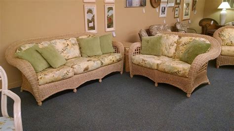 Rattan Sofa And Love Seat Delmarva Furniture Consignment