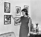 Jackie's press secretary, Pamela Turnure, in the First Lady's office ...