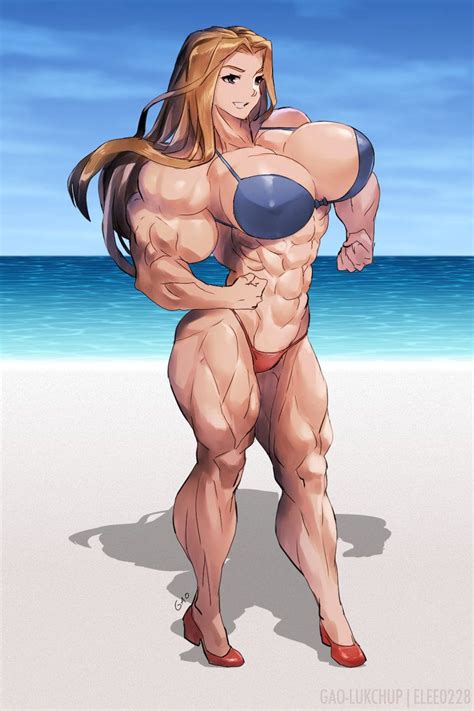 Supergirl By Elee0228 In 2019 Art Female Muscle Growth