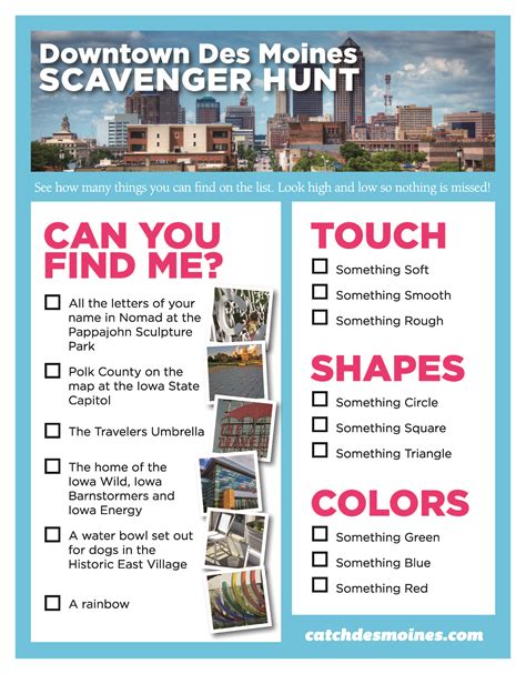 Downtown Scavenger Hunt List Hot Sex Picture