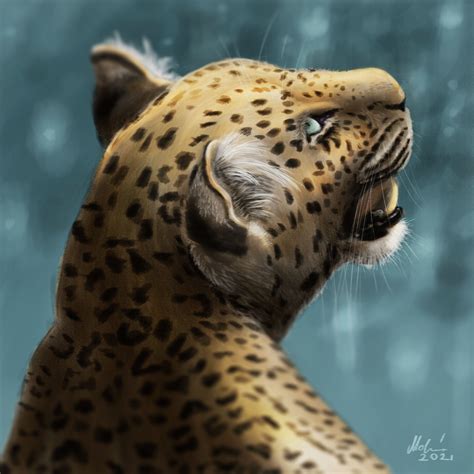 Artstation Leopard Painting Lighting Practice