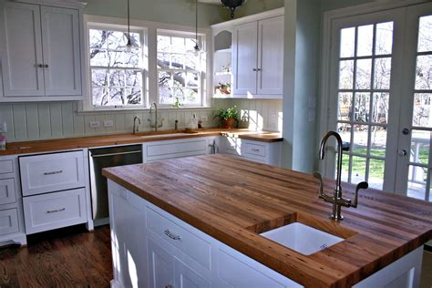 White kitchen cabinets are a popular choice, but with so many shades of white to. What you need to know about Kitchen Wood Countertop • DIY ...