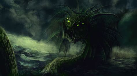 Fantasy Sea Monster HD Wallpaper | Background Image | 2363x1313