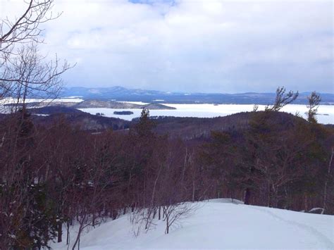 View Of Lake Winnipesaukee From Just Half Way Up The Extremely Popular