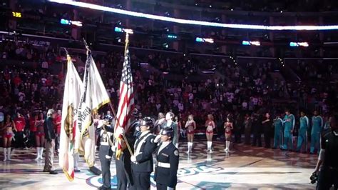 Chris Mann National Anthem La Clippers Game 4109 Youtube