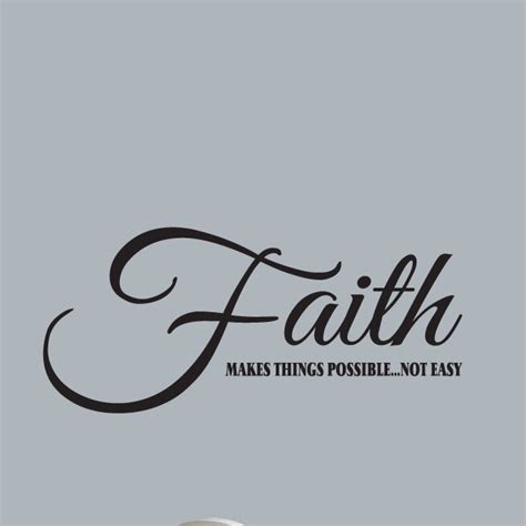 Charlton Home Faith Makes Things Possible Wall Decal And Reviews Wayfair