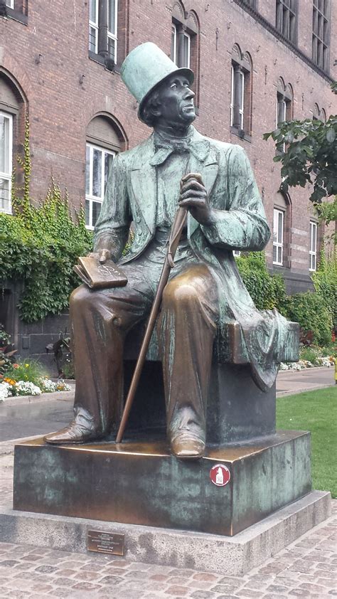 Statue Of Hans Christian Andersen In Copenhagen Some Of His Most