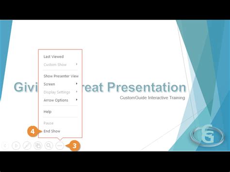 How To Start A Slideshow In Powerpoint Customguide