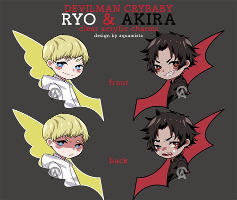 Ryo Asuka Satan And Akira Fudo Devilman Cry Like A Baby Cry Baby