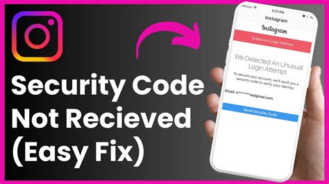 Instagram Security Code Not Received Easy Steps Youtube